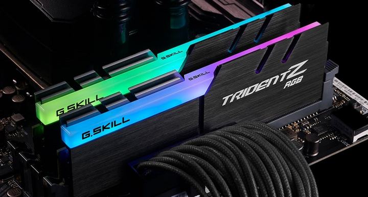 Pamięć RAM G.Skill DDR4-4000 32768MB PC4-32000 (zestaw 2x16384) Trident Z RGB (F4-4000C16D-32GTZRA) - obraz 5
