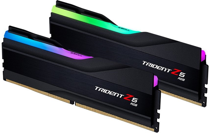 Pamięć RAM G.Skill DDR5-5600 65536MB PC5-44800 (zestaw 2x32768) Trident Z5 RGB Czarny (F5-5600J2834F32GX2-TZ5RK) - obraz 3