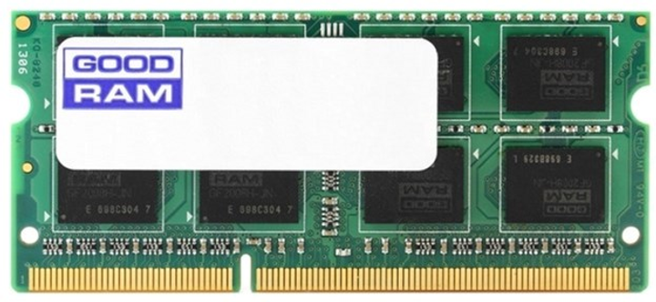 Оперативна пам'ять Goodram SODIMM DDR3-1600 8192MB PC3-12800 (W-LO16S08G) - зображення 1