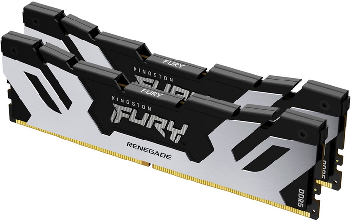 Pamięć RAM Kingston Fury DDR5-7200 32768MB PC5-57600 (zestaw 2x16384) Renegade Black (KF572C38RSK2-32) - obraz 1