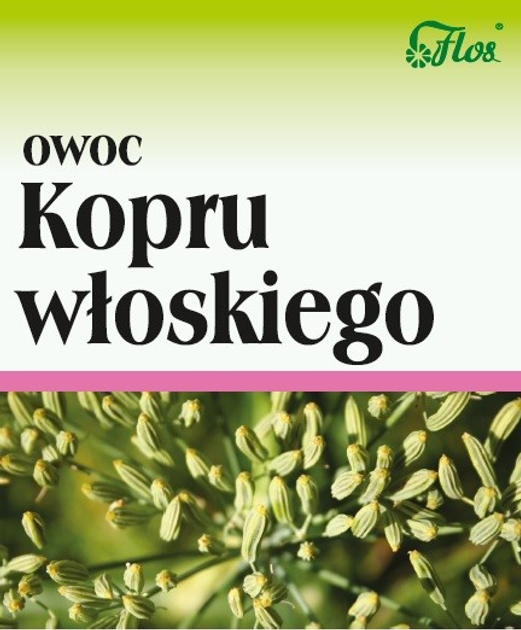 Koper Włoski Owoc FLOS Wspiera Układ Pokarmowy 50G (FL301) - obraz 1