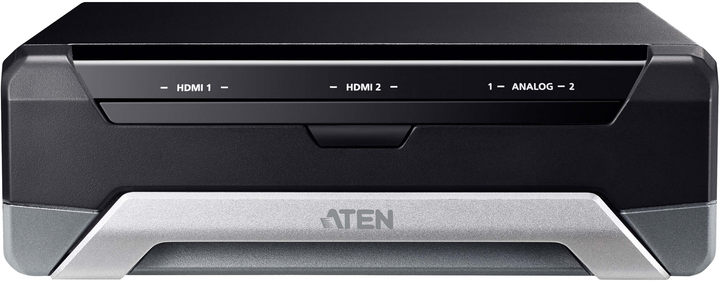 Устройство захвата и коммутации видео Aten Camlive Pro Dual HDMI to USB-C UVC Black (UC3022-AT-G) - изображение 1