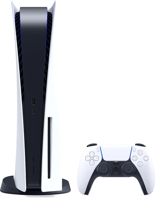 Ігрова приставка PS5 PlayStation 5 Blu-ray Edition White/Black (CFI ...
