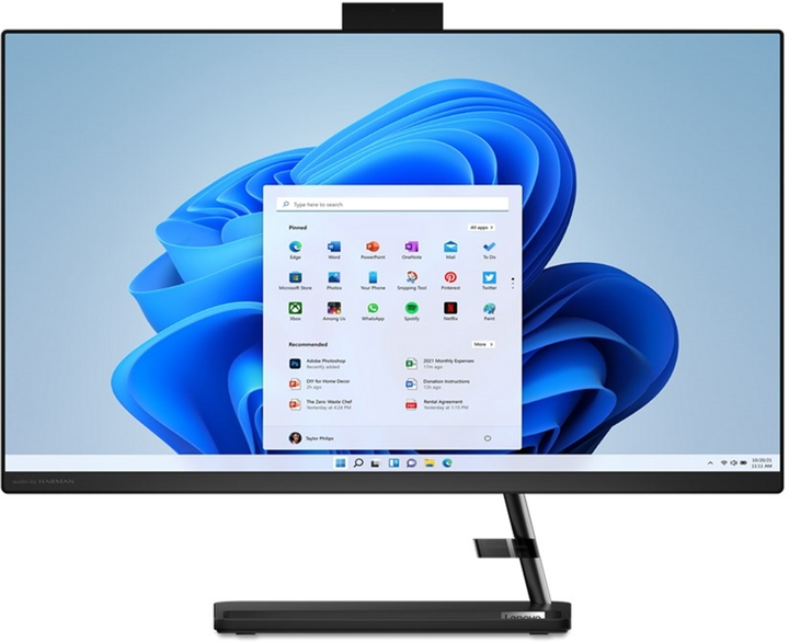 Monoblok Lenovo IdeaCentre AIO 3 27IAP7 (F0GJ007UPB) Czarny - obraz 1