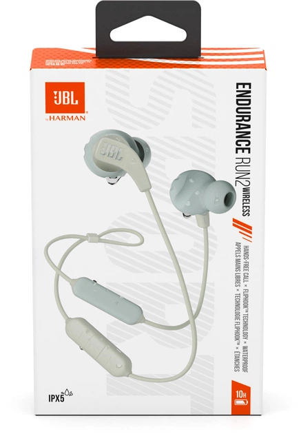 Навушники JBL Endurance Run 2 Wireless White (JBLENDURRUN2BTWHT) - Фото 10 Навушники JBL Endurance Run 2 Wireless White (JBLENDURRUN2BTWHT) - зображення 10