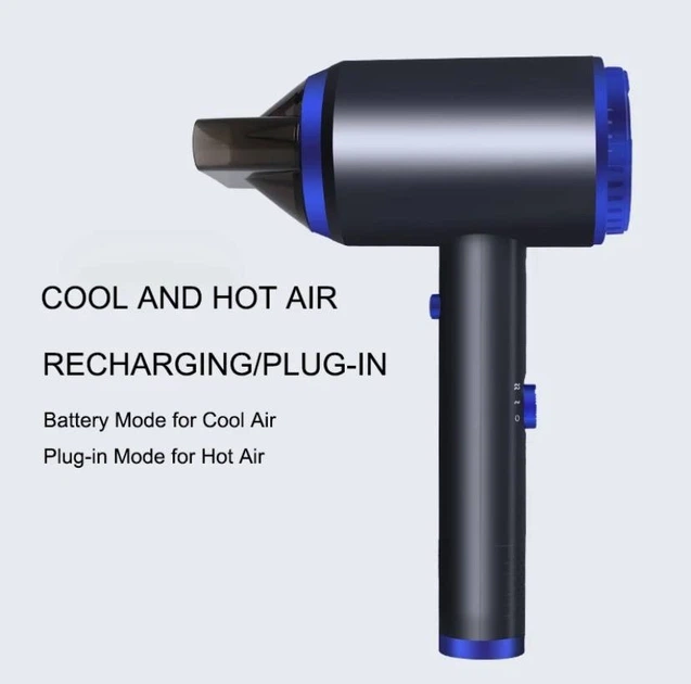 Беспроводной фен с аккумулятором 2600 mAh - изображение 4