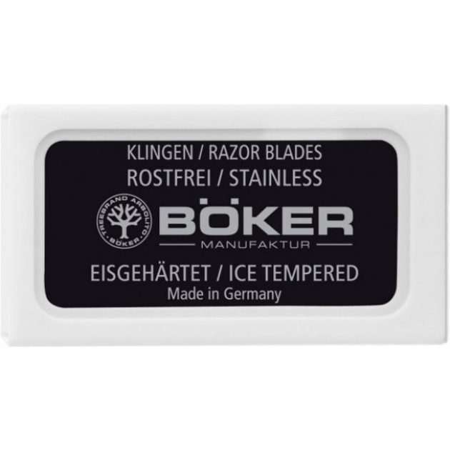 Cменные лезвия Boker Double Edge Razor Blades 10шт (1013-2373.08.21) - изображение 1