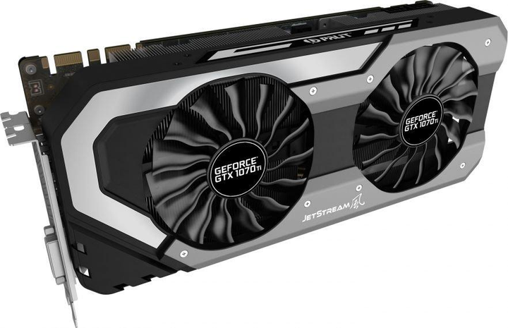 Palit PCI-Ex GeForce GTX 1070 Ti JetStream 8GB GDDR5 (256bit) (1607/8000) (DVI, HDMI, 3 x DisplayPort) (NE5107T015P2-1041J) - obraz 2