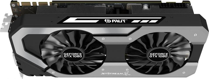 Palit PCI-Ex GeForce GTX 1080 Super JetStream 8GB GDDR5X (256bit) (1708/10000) (DVI, HDMI, 3 x DisplayPort) (NEB1080S15P2-1040J) - obraz 2