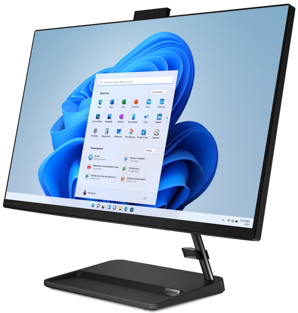 Monoblok Lenovo IdeaCentre AIO 3 27IAP7 (F0GJ007UPB) Czarny - obraz 2