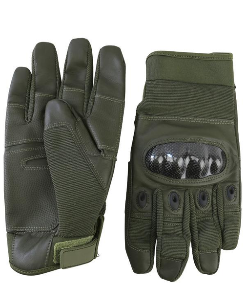 Тактичні рукавички KOMBAT UK Predator Tactical Gloves ML оливковий (kb-ptg-olgr) - зображення 2