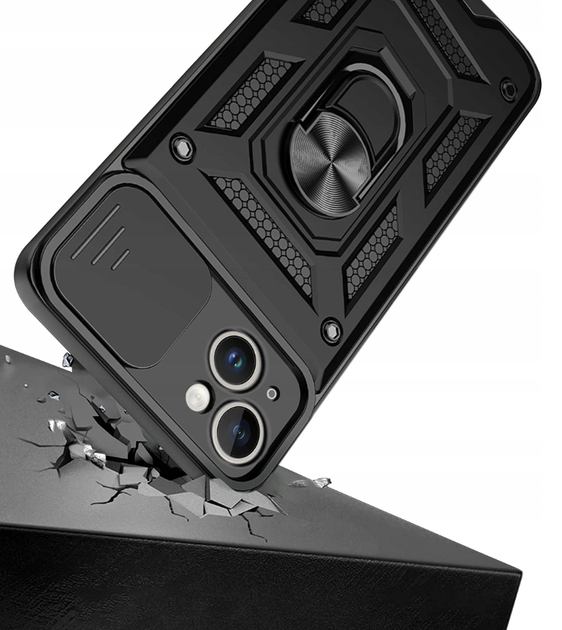 Ударопрочный чехол Camshield Serge Ring for Magnet для Apple iPhone 13 - изображение 3