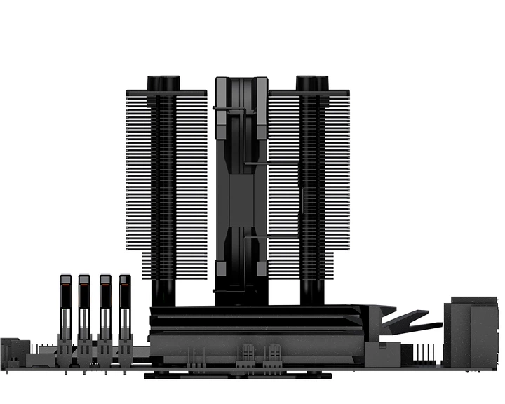 Кулер для процессора ID-Cooling SE-207-XT Black - изображение 5