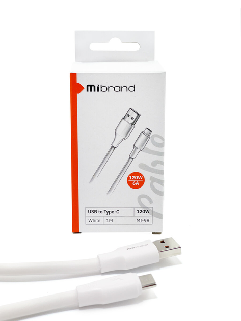 Шнур Mibrand USB-Type-C Кабель для подзарядки гаджетов 1m | Провод тайп ...