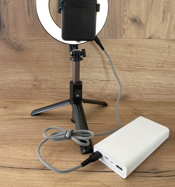 Кабель Mibrand з USB на Micro USB | Шнур для заряджання телефону на 1m | Провід для зарядки гаджетів MIDC/14MBG - зображення 4