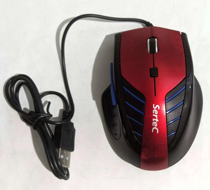 Мышка (компьютерная) Sertec SG-2171 (Игровая) Red - изображение 2