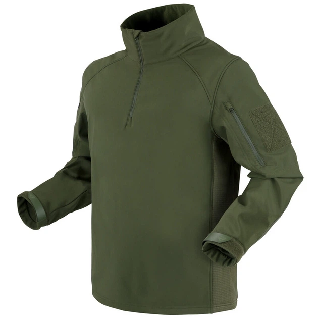 Боевая софтшелл рубашка Condor PATROL QUARTER-ZIP SOFT SHELL 101185 X-Large, Тан (Tan) - изображение 6