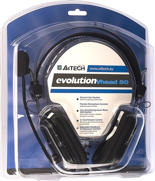 Навушники A4Tech EVO Vhead 50 Black (A4TSLU09264) - зображення 4