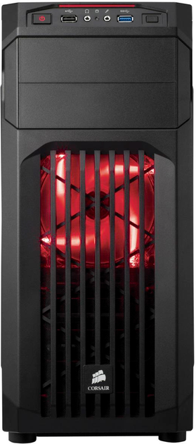 Корпус Corsair Carbide SPEC-01 Red LED Black (CC-9011050-WW) - зображення 3