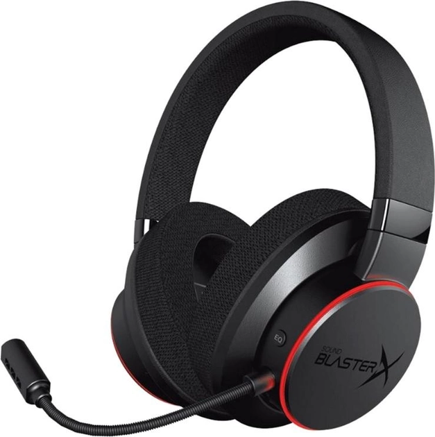 Słuchawki Creative BlasterX H6 Czarno-Czerwone (70GH039000000) - obraz 1