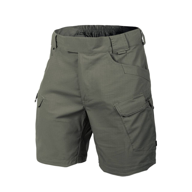 Шорти тактичні чоловічі UTS (Urban tactical shorts) 8.5"® - Polycotton Ripstop Helikon-Tex Taiga green (Зелена тайга) XXL/Regular - зображення 1