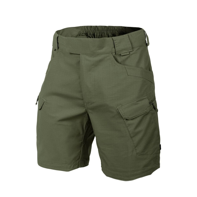 Шорты тактические мужские UTS (Urban tactical shorts) 8.5"® - Polycotton Ripstop Helikon-Tex Olive green (Зеленая олива) S/Regular - изображение 1