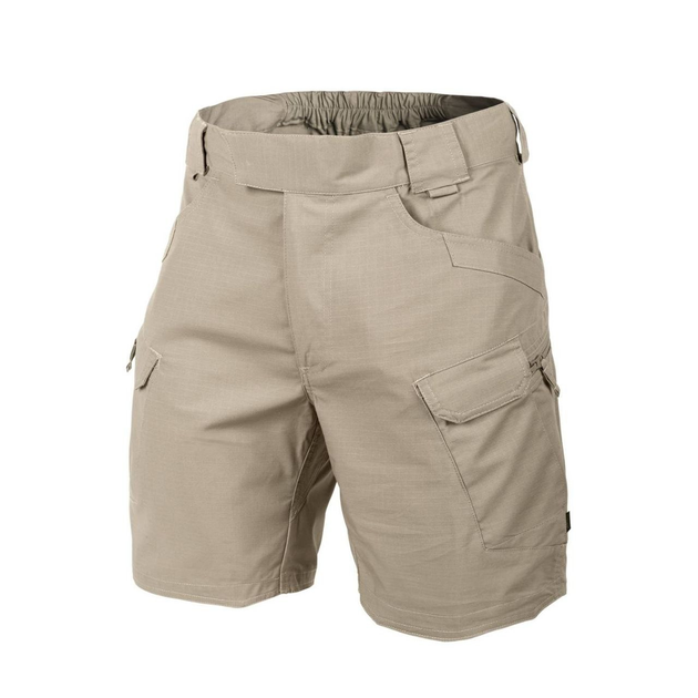 Шорти тактичні чоловічі UTS (Urban tactical shorts) 8.5"® - Polycotton Ripstop Helikon-Tex Khaki (Хакі) XL/Regular - зображення 1