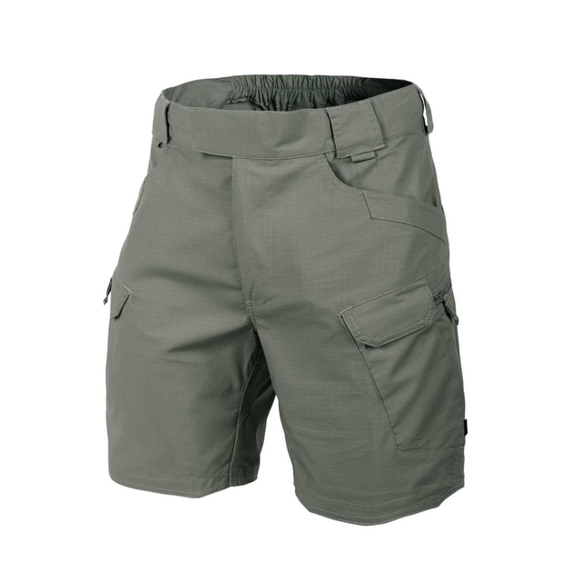 Шорти тактичні чоловічі UTS (Urban tactical shorts) 8.5"® - Polycotton Ripstop Helikon-Tex Olive drab (Сіра олива) XL/Regular - зображення 1