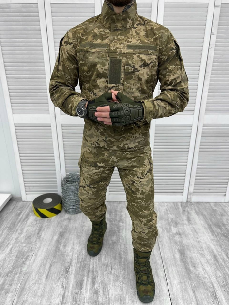 Тактический военный костюм Уставный (Китель + Брюки), Пиксель М - изображение 1