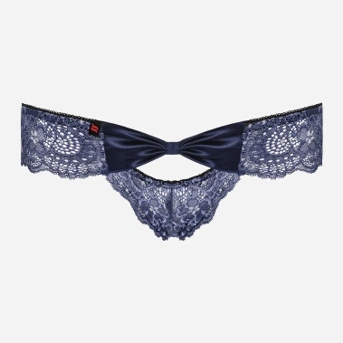 Majtki erotyczne brazylijskie Obsessive Auroria L/XL Blue (5901688208007) - obraz 5