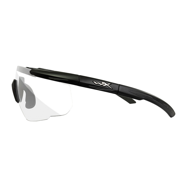 Тактичні захисні окуляри SABER ADVANCED, Wiley X, чорні, напівобідкові, прозорі лінзи - зображення 2