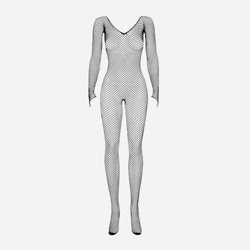 Kombinezon erotyczny Obsessive N109 S/M/L Czarny (5901688202647) - obraz 3
