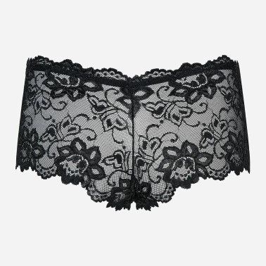 Majteczki-szorty erotyczne Obsessive Idillia 2XL/3XL Black (5901688203804) - obraz 6