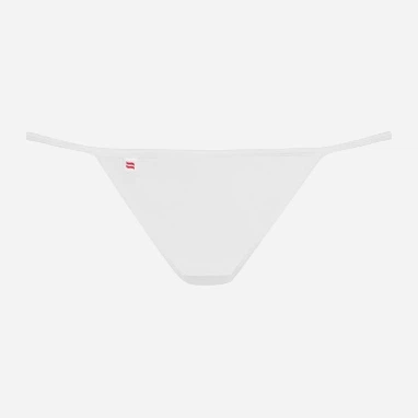 Erotyczne stringi Obsessive Luiza S/M White (5900308555392) - obraz 5