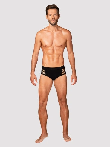 Majtki erotyczne Obsessive M101 S/M/L Black (5901688239131) - obraz 3