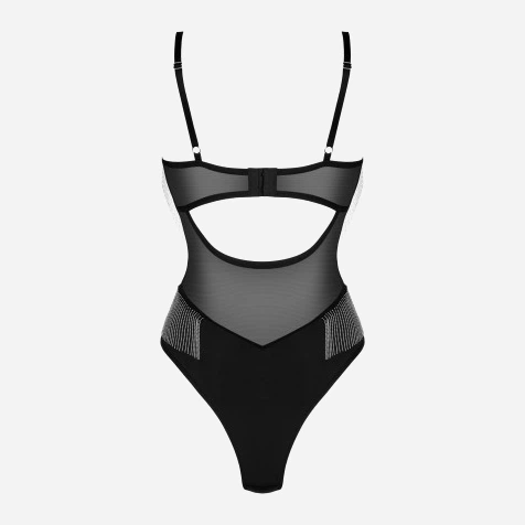 Body erotyczne Obsessive Milladis XL/2XL Black (5901688250051) - obraz 6