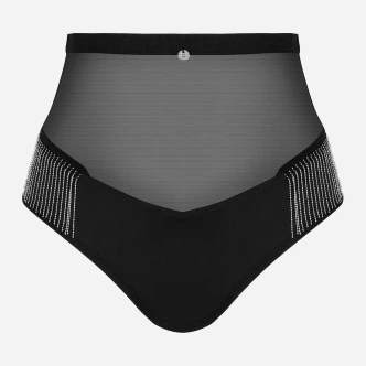 Erotyczne figi-halki Obsessive Milladis XL/2XL Black (5901688250518) - obraz 5