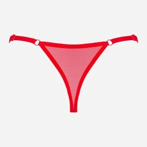 Erotyczne stringi Obsessive One Size Czerwone (5901688238844) - obraz 6