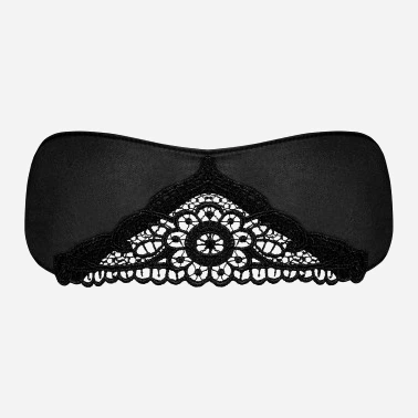 Maska erotyczna Obsessive Satinia One Size Black (5901688210567) - obraz 3