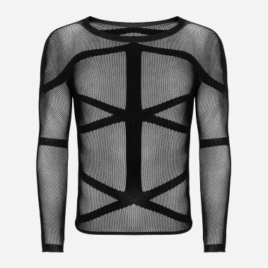 Erotyczny longsleeve Obsessive T101 S/M/L Czarny (5901688238851) - obraz 5
