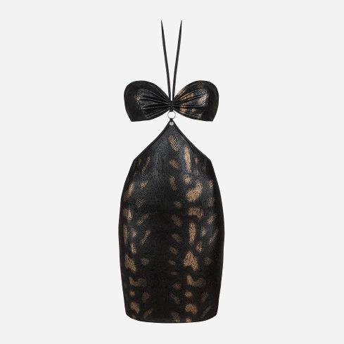 Sukienka erotyczna Obsessive Vivianty XS/S Black (5901688238950) - obraz 5
