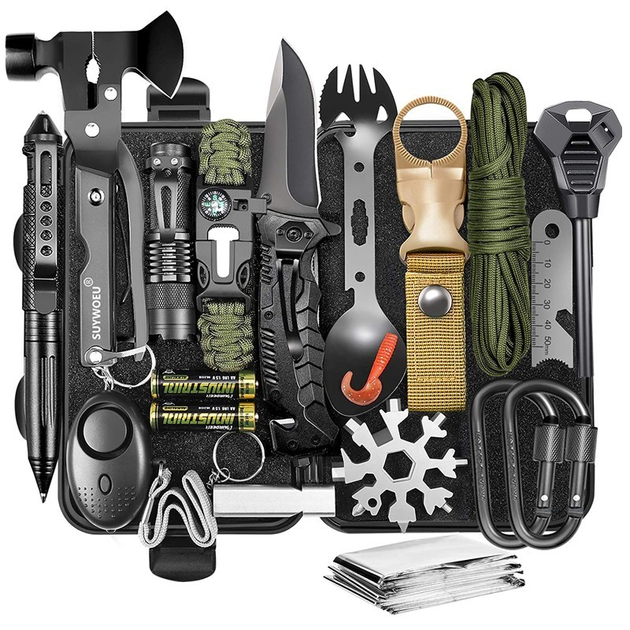 Набор многофункциональный 20 в 1 Military Kit, Снаряжение и инструмент (MT20) Набір для виживання - изображение 1