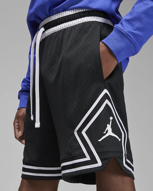 Шорты JORDAN M J DF SPRT DMND SHORT XS Черный DX1487-010 - изображение 4