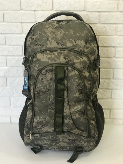 Рюкзак туристический VA T-02-9 65л Camouflage ТМ - изображение 1
