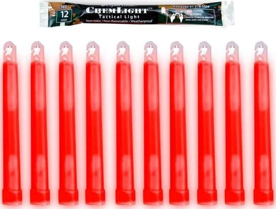 Хімічне джерело світла Cyalume ChemLight 6" RED 12 годин (НФ-00001041) - зображення 1