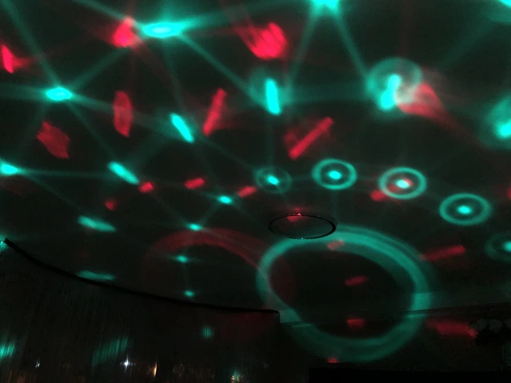 Светодиодный диско-шар LED Party Light цветомузыка DMX-512 с пультом управления в комплекте - изображение 4