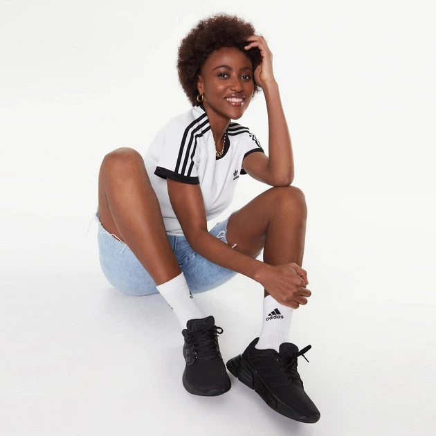 Жіночі кросівки для залу adidas Galaxy 6 GW4131 38 (5UK) 23.5 см Чорні (4065426758153) - зображення 7