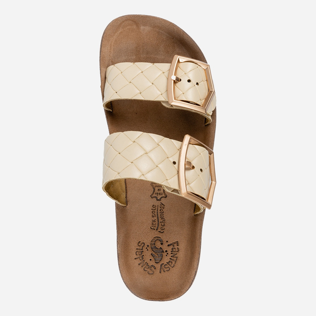 Жіночі шльопанці Fantasy Sandals Taylor S331 37 Бежеві (5207200132981) - зображення 3