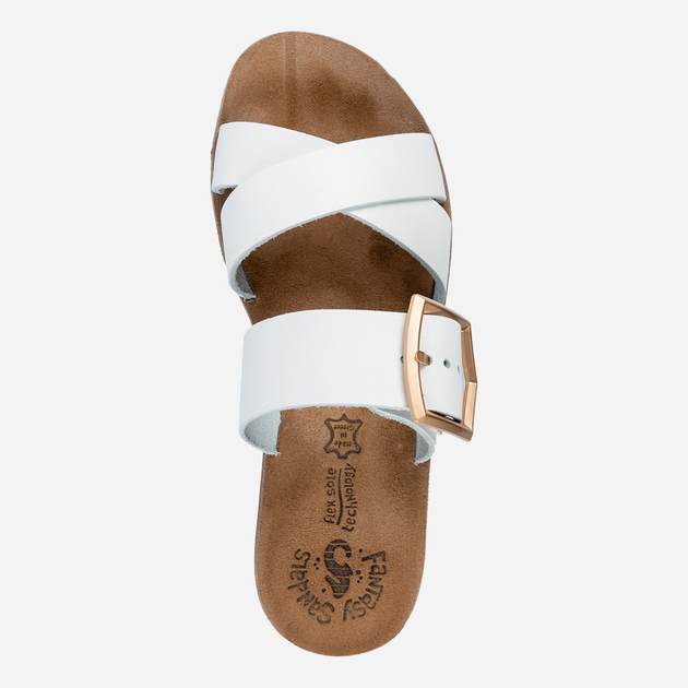 Жіночі шльопанці Fantasy Sandals Elle S504 38 Білі (5207200138433) - зображення 3