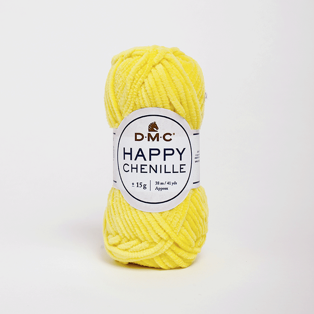 Пряжа велюровая DMC Happy Chenille 25 желтый - Фото 1 Пряжа велюровая DMC Happy Chenille 25 желтый - изображение 1